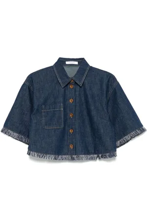 ZIMMERMANN | Camicia in denim di cotone indaco | female | | 0