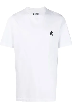 Golden Goose | T-shirt in cotone con logo iconico a stella nero | male | | L