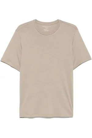 Majestic | T-shirt in misto cotone sabbia | male | | L