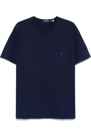 Ralph Lauren | T-shirt in cotone misto notte con logo | male | | L