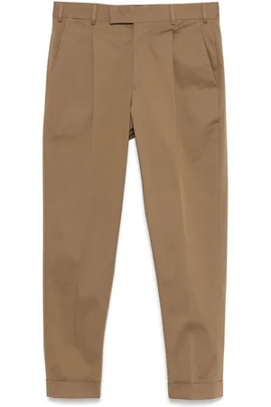 PT Torino | Pantaloni marroni in cotone | male | | 52