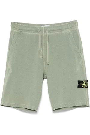 Stone Island | Pantaloncini felce con logo | male | | L