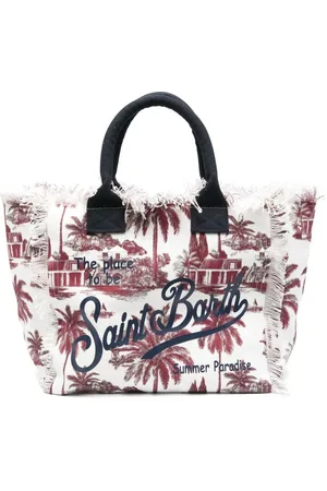 MC2 SAINT BARTH | Borsa tote in cotone con stampa 