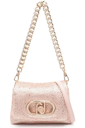 Liu Jo | Borsa con texture cipria dorata con logo | female | | UNI