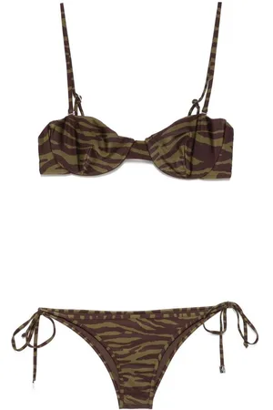 The Attico | Set bikini marrone e scuro | female | | XS