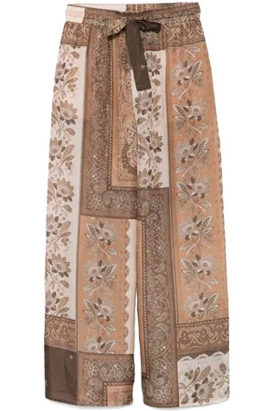ZIMMERMANN | Trousers con stampa bandana in seta | female | | 2