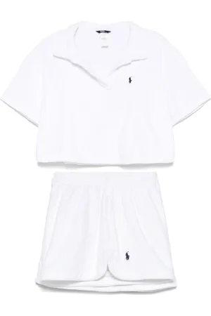 Ralph Lauren | Set polo e shorts in cotone con logo | female | | XS