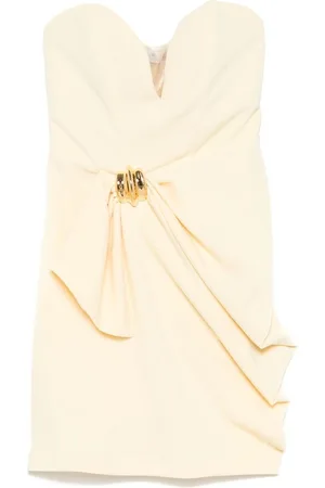Elisabetta Franchi | Abito corto burro con dettaglio drappeggio | female | | 40
