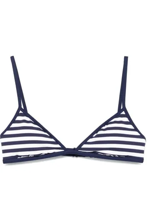 Ralph Lauren | Top bikini a righe bianche e blu | female | | L