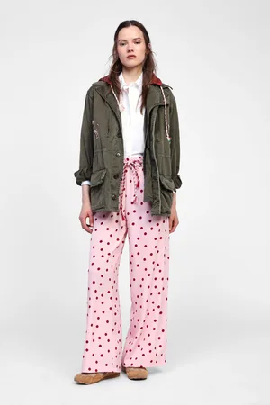 Dixie Pantaloni ampi con stampa a pois