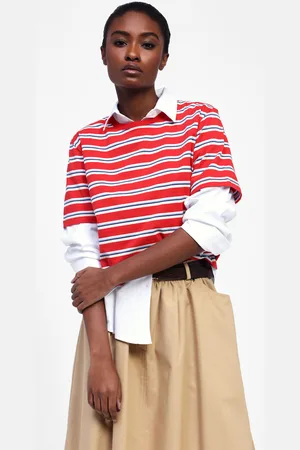 Dixie T-shirt a righe maniche corte