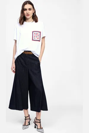 Dixie Pantaloni cropped ampi effetto