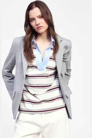Dixie Blazer in felpa con dettaglio fiore applicato