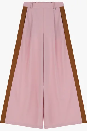 Dixie Pantaloni ampi a blocchi di colore