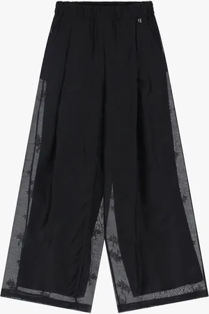 Dixie Pantaloni ampi con ricamo decorativo