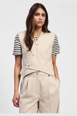 Dixie Gilet con chiusura asimmetrica a bottoni