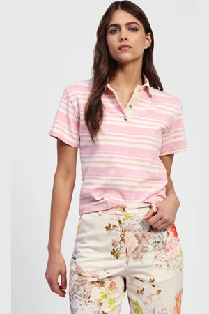 Dixie Polo a righe con colletto classico