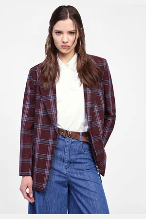 Dixie Blazer con motivo a quadri