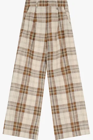 Dixie Pantaloni ampi a quadri
