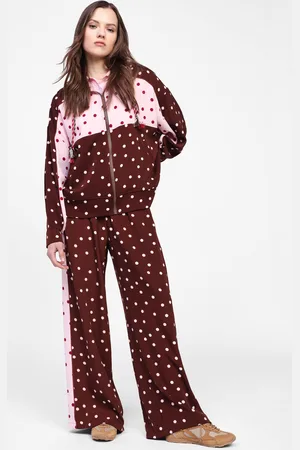 Dixie Pantaloni ampia vestibilità con stampa a pois
