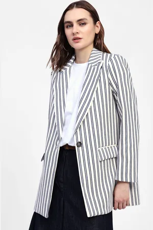 Dixie Blazer a righe con bottone