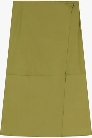 Dixie Gonna midi effetto suede con vita alta