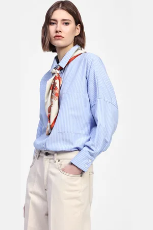Dixie Camicia a righe maniche lunghe e foulard