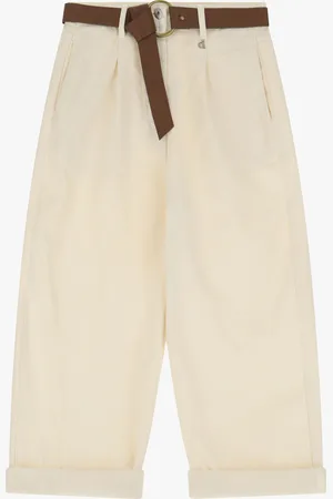 Dixie Pantaloni cropped con cintura alta