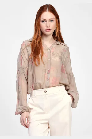 Dixie Camicia stampa floreale maniche lunghe
