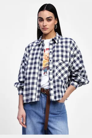 Dixie Camicia quadri maniche lunghe con tasca