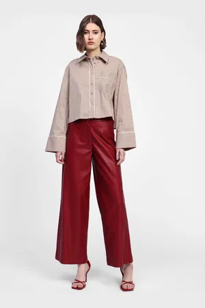 Dixie Pantaloni ampi in similpelle