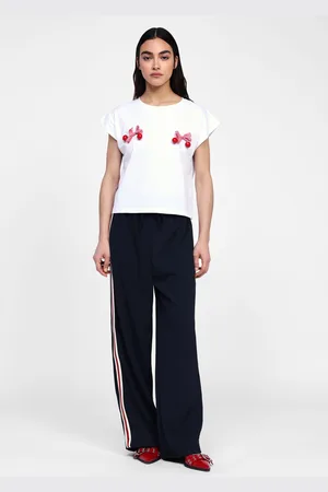 Dixie Pantaloni ampi con bande laterali