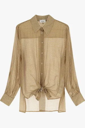 Dixie Camicia a maniche lunghe microfantasia