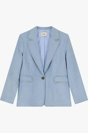 Dixie Blazer effetto denim con chiusura a bottone