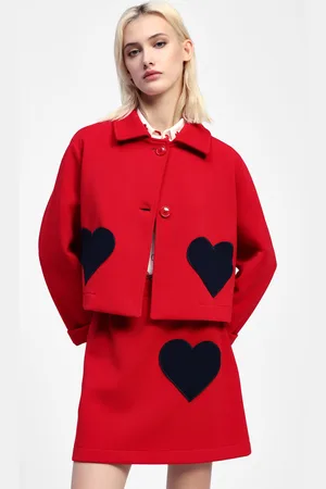 Dixie Giacca con cuori e bottoni