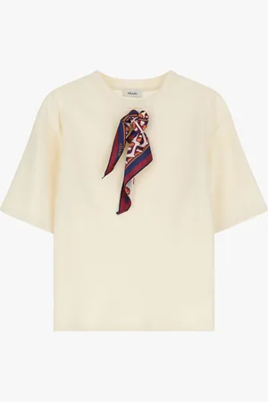 Dixie T-shirt maniche corte con foulard