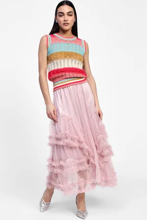 Dixie Gonna lunga a balze di tulle