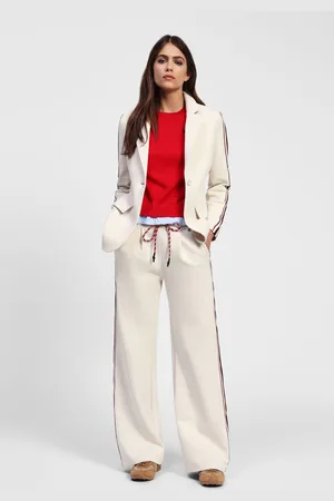 Dixie Pantaloni ampi con righe a contrasto