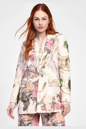 Dixie Blazer con stampa floreale e chiusura