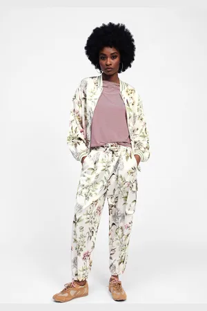 Dixie Pantaloni chino stampati floreali
