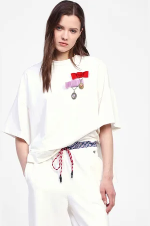 Dixie T-shirt con applicazione decorativa
