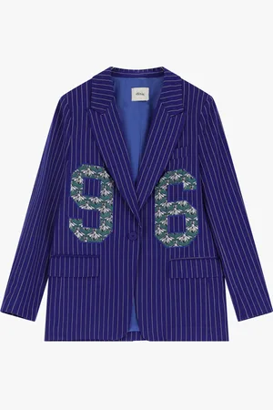 Dixie Blazer con righe e numero