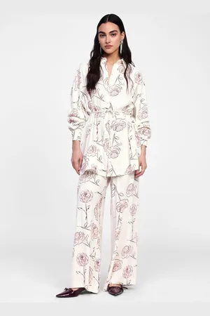 Dixie Pantaloni ampia stampa floreale