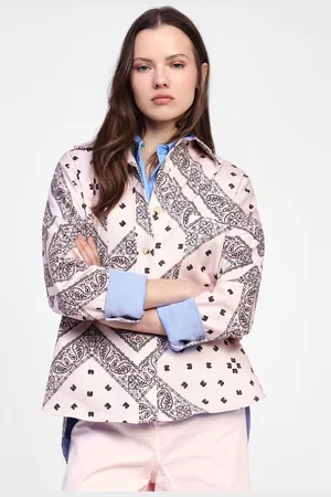 Dixie Blazer con bottoni e stampa geometrica