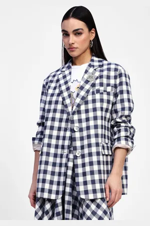 Dixie Blazer quadri con bottoni singoli