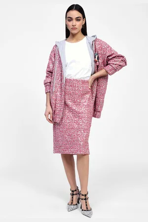Dixie Gonna midi effetto tweed