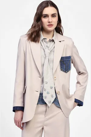 Dixie Blazer con tasca in denim