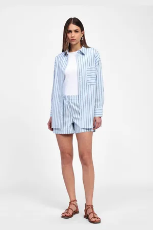 Dixie Pantaloncini a righe vita elasticizzata