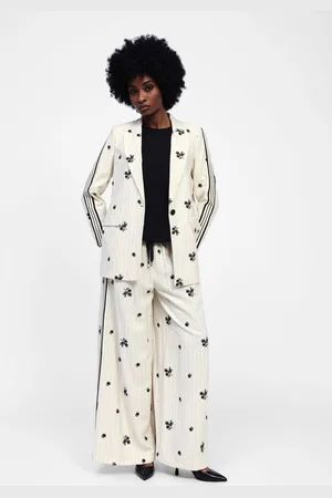 Dixie Pantaloni ampi a righe e fiori