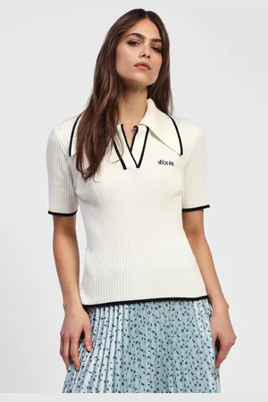 Dixie Maglia collo polo a coste